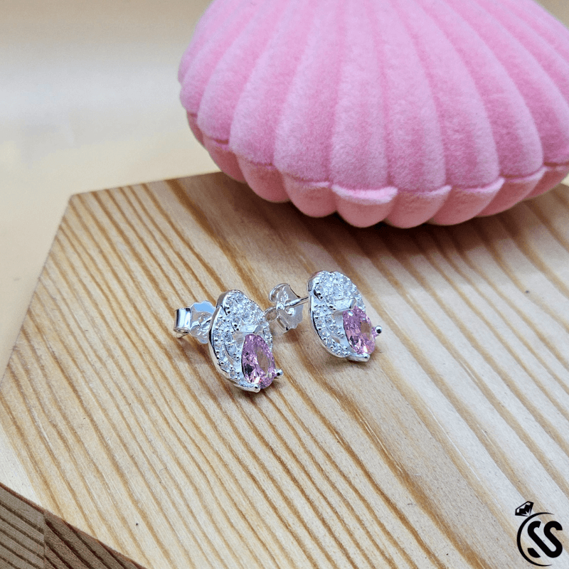 925 Italian Sterling Silver Earpins/tops LAhore