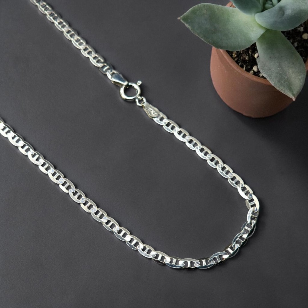 Double Cuban Chain – 925 Sterling Silver (Italian Made)