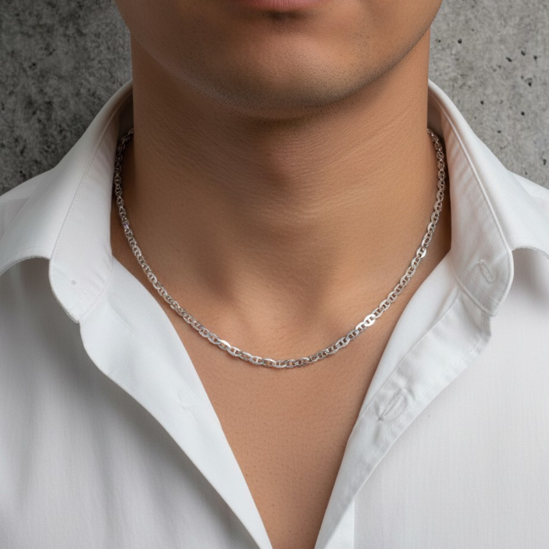 Double Cuban Chain – 925 Sterling Silver (Italian Made)