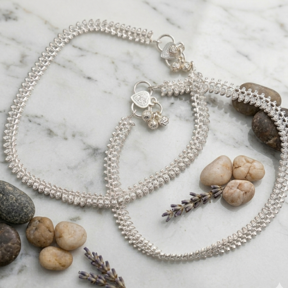 Silver Anklets
