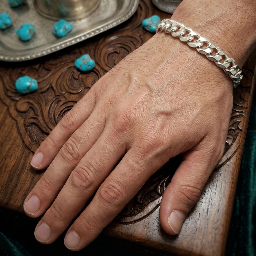 Heavy Silver (Chandi) Bracelet for Boys