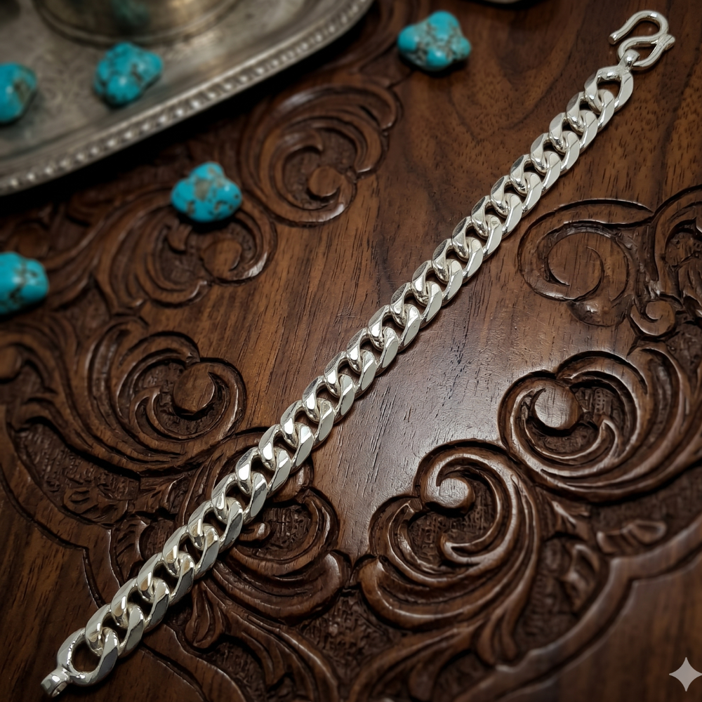 Heavy Silver (Chandi) Bracelet for Boys