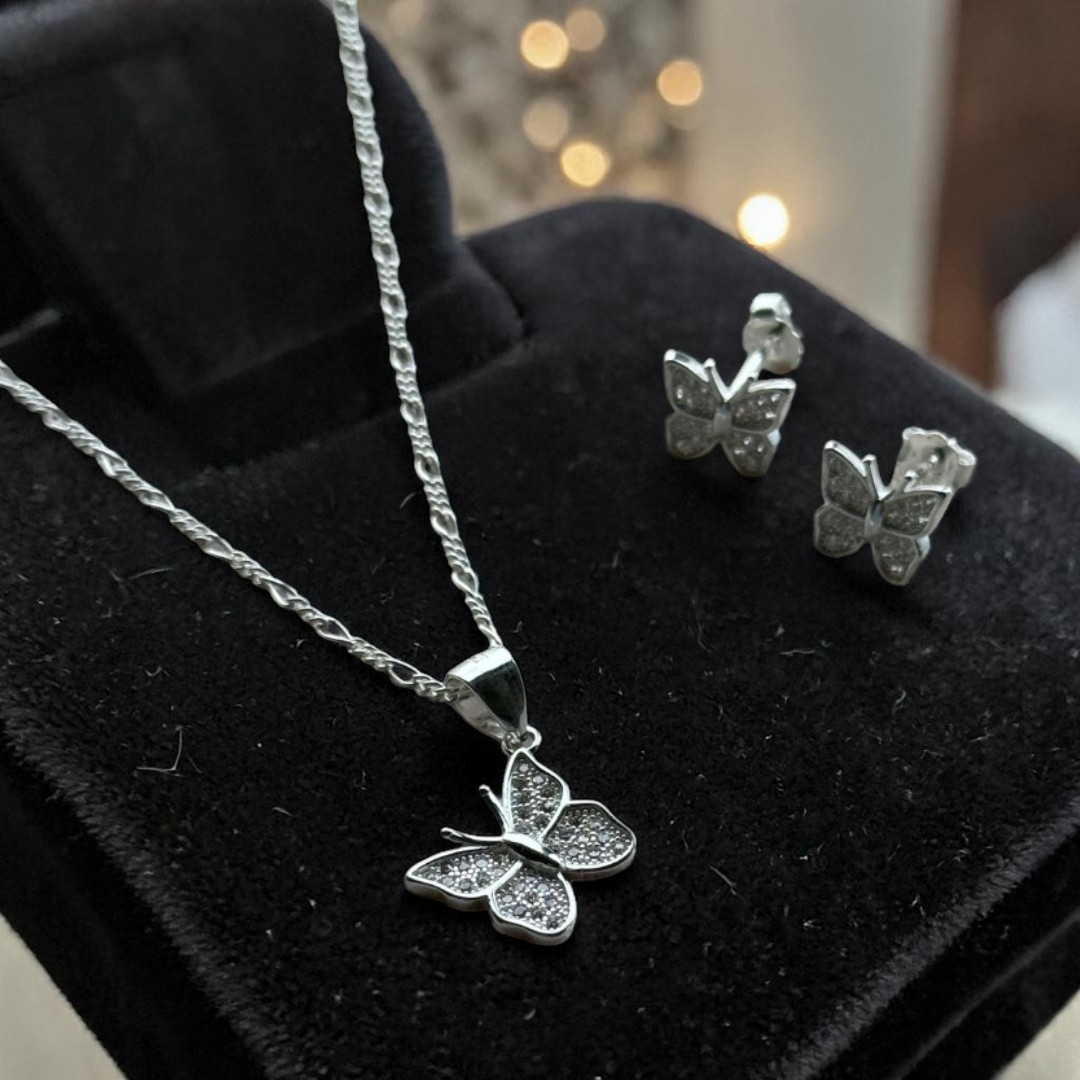 Sterling Silver Pendant Set from Italy