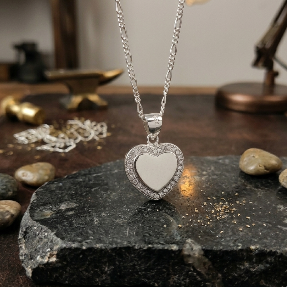 Sterling Silver Pendant Set from Italy