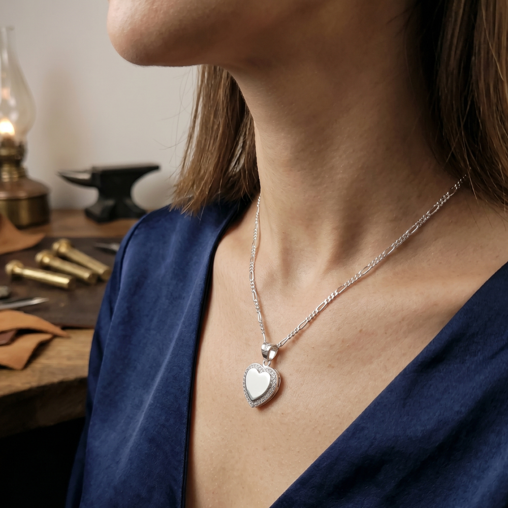 Sterling Silver Pendant Set from Italy