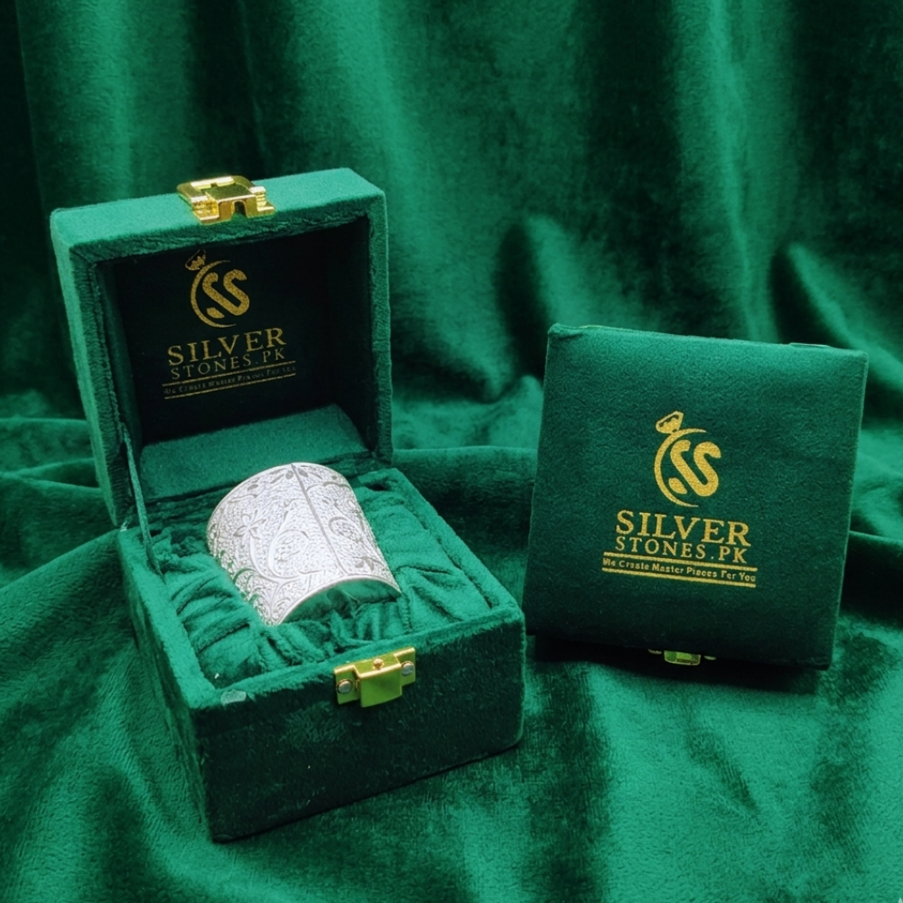 Beautiful Silver (Chandi) Glass for Baby