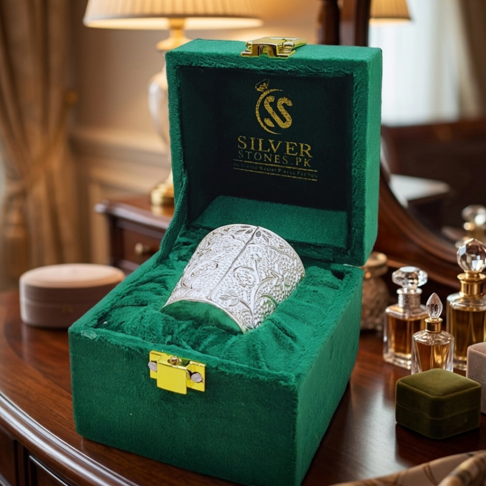 Beautiful Silver (Chandi) Glass for Baby