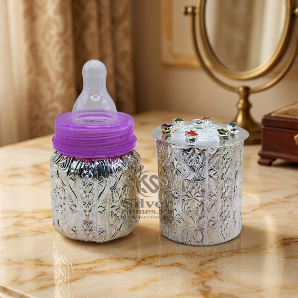 Beautiful Silver (Chandi) Feeder for Babies