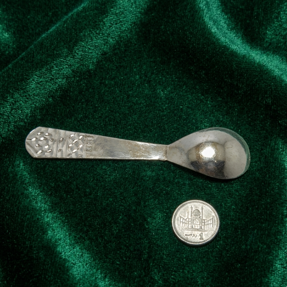 Beautiful Silver (Chandi) Small Spoon