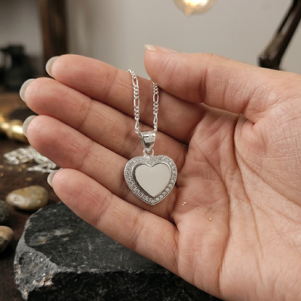 Sterling Silver Pendant Set from Italy