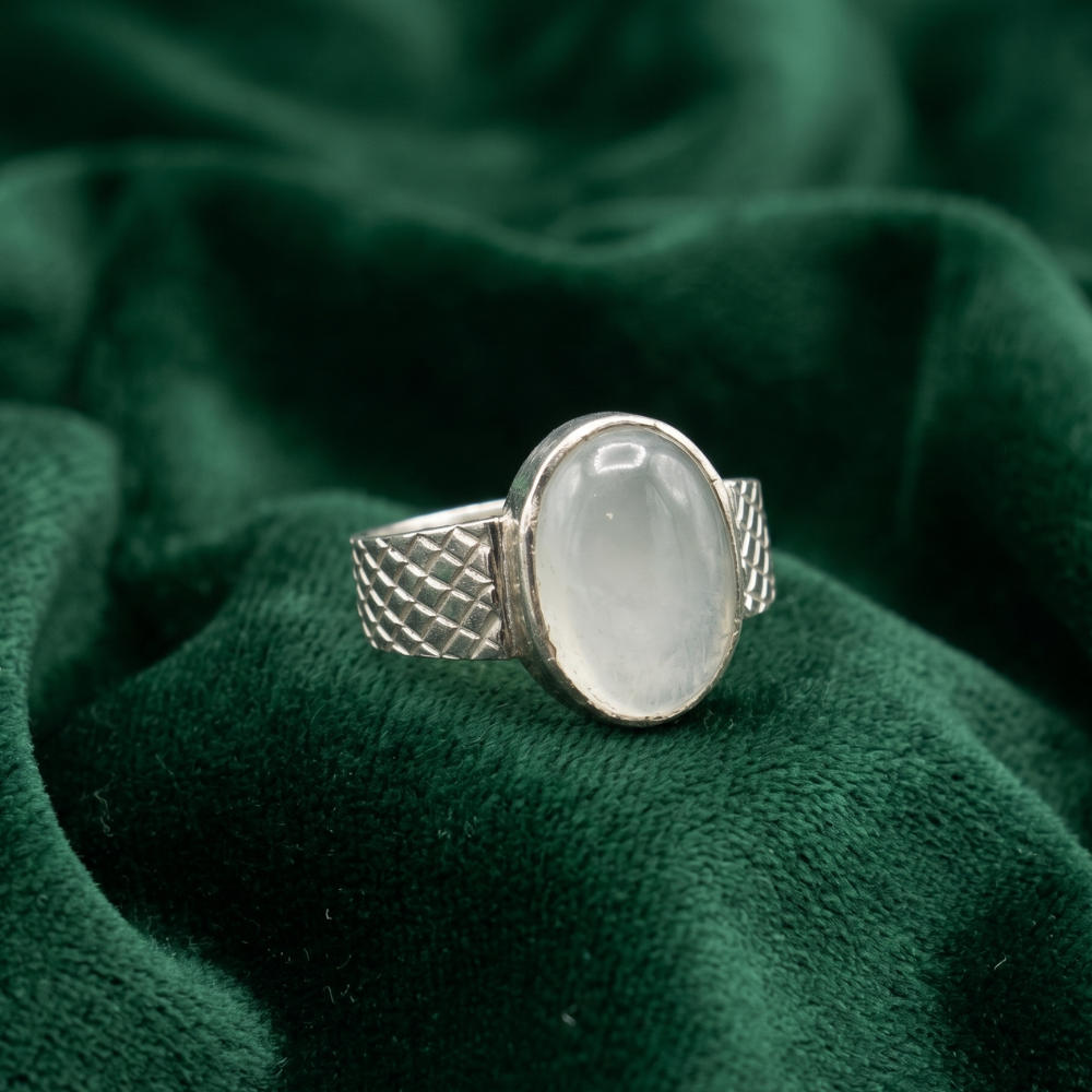 Real High-Quality Dur e Najaf Chandi Ring in Turkish Style