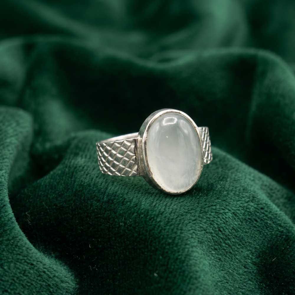 Real High-Quality Dur e Najaf Chandi Ring in Turkish Style