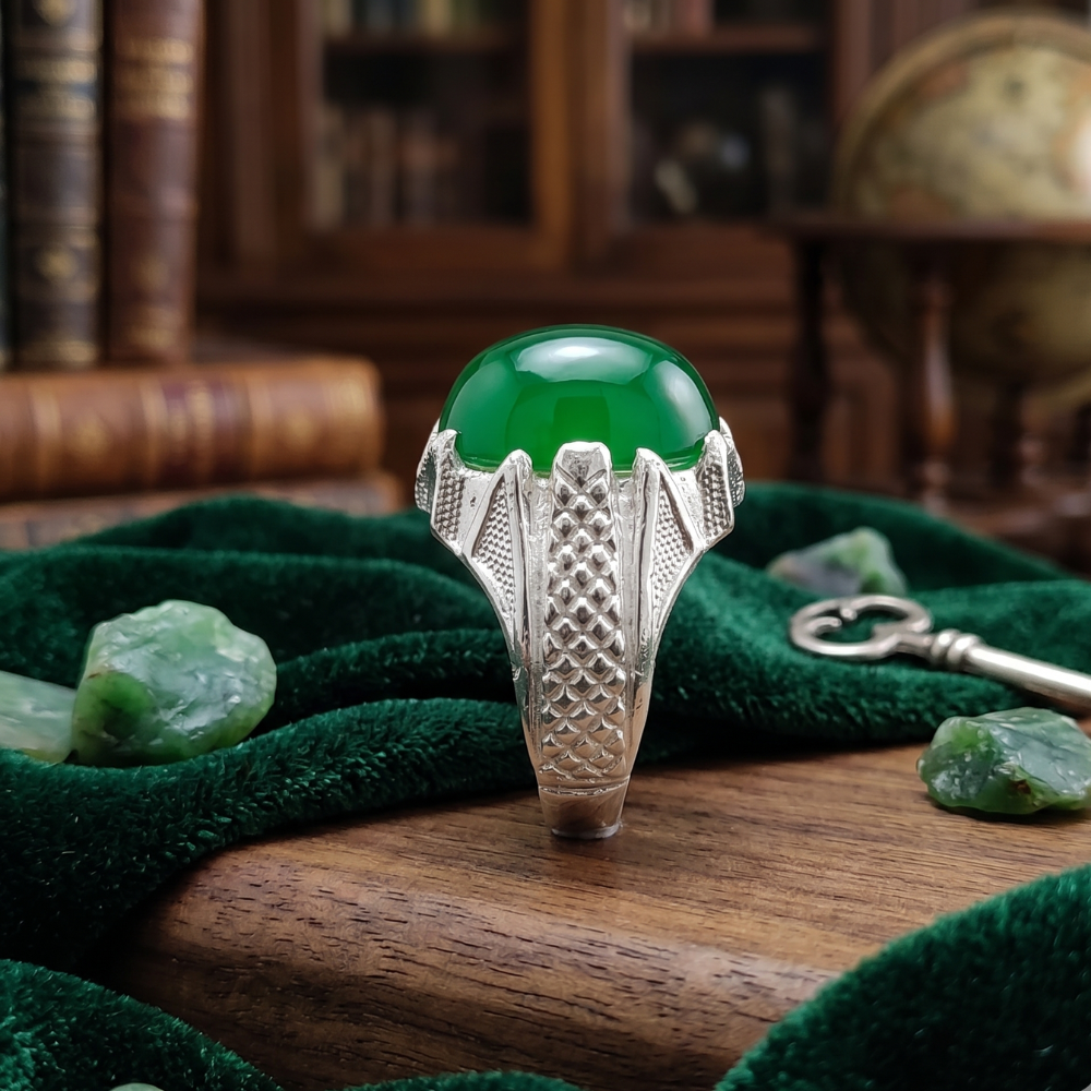 Real Aqeeq Turkish Silver (Chandi) Ring For Men’s