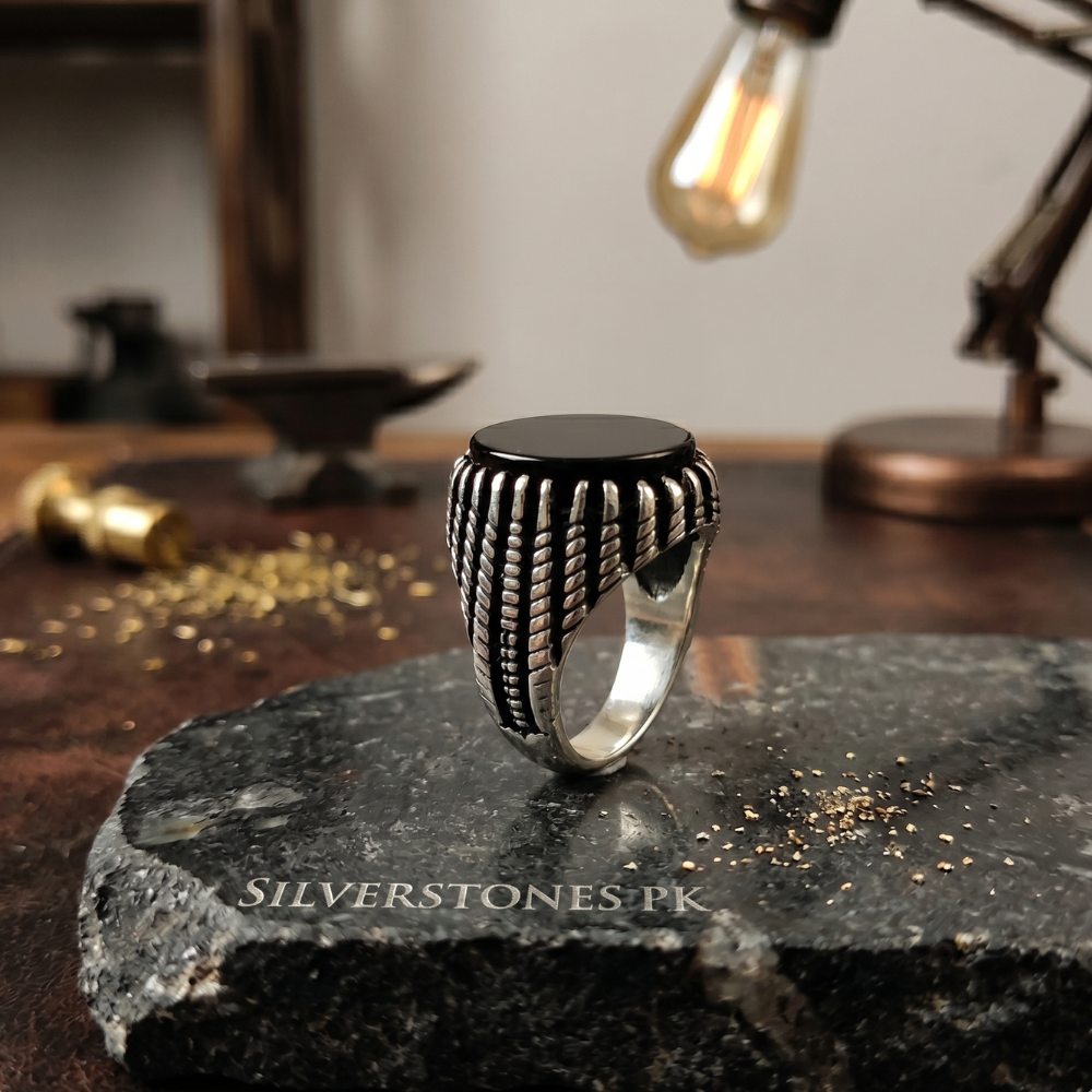 Real Aqeeq Turkish Silver (Chandi) Ring For Men’s