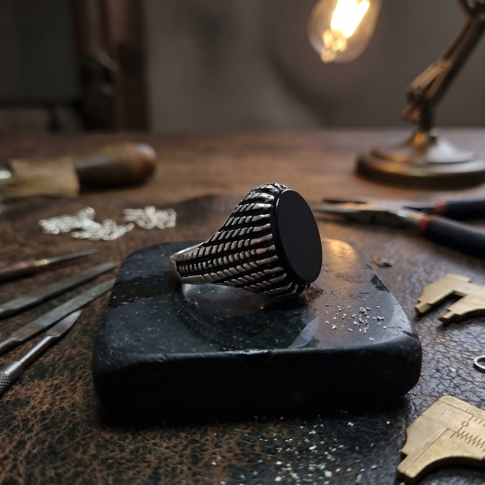 Real Aqeeq Turkish Silver (Chandi) Ring For Men’s