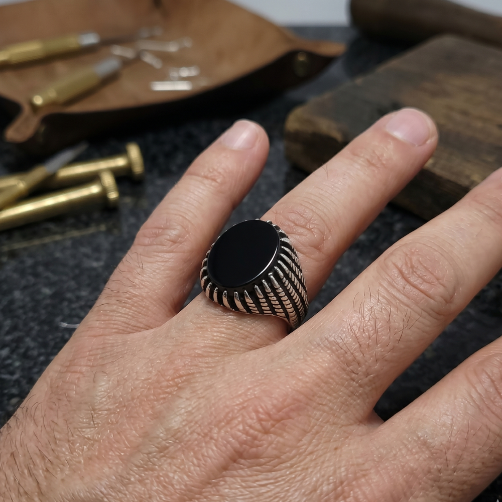 Real Aqeeq Turkish Silver (Chandi) Ring For Men’s