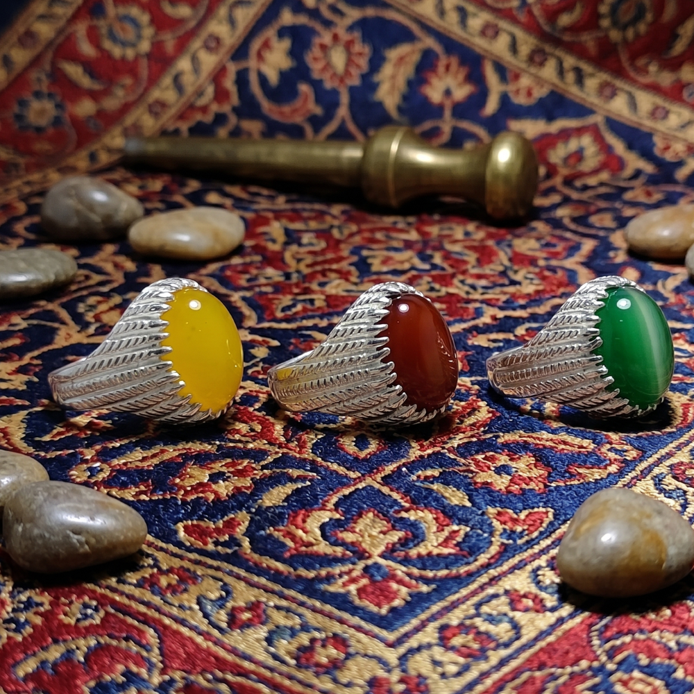 Real Aqeeq Turkish Silver (Chandi) Ring For Men’s