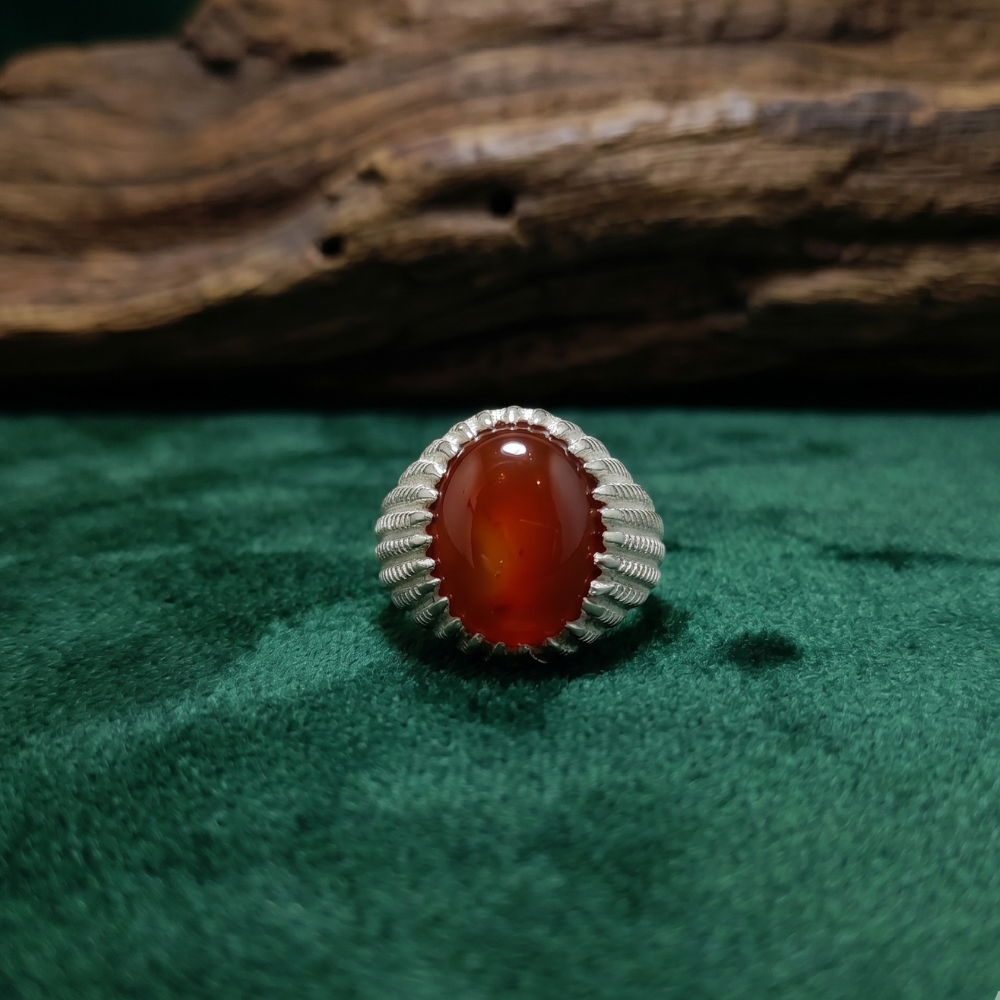Real Aqeeq Turkish Silver (Chandi) Ring For Men’s