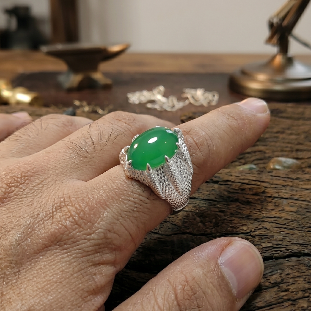 Real Aqeeq Turkish Silver (Chandi) Ring For Men’s