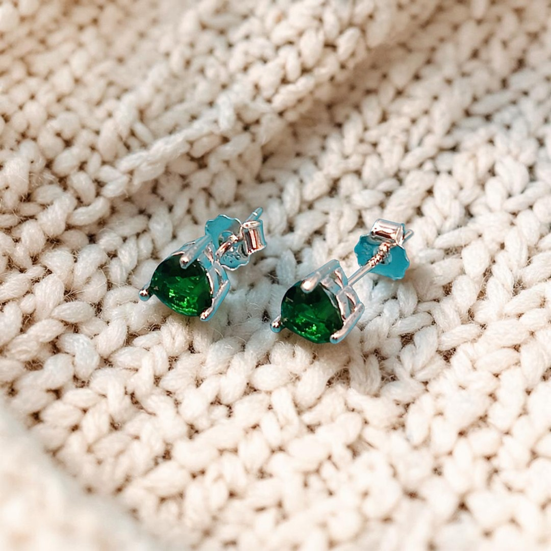 Italian 925 Sterling Silver Ear Pins