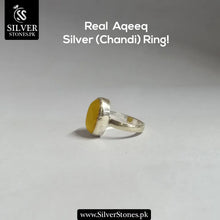 Real Aqeeq Silver (Chandi) Ladies Rings