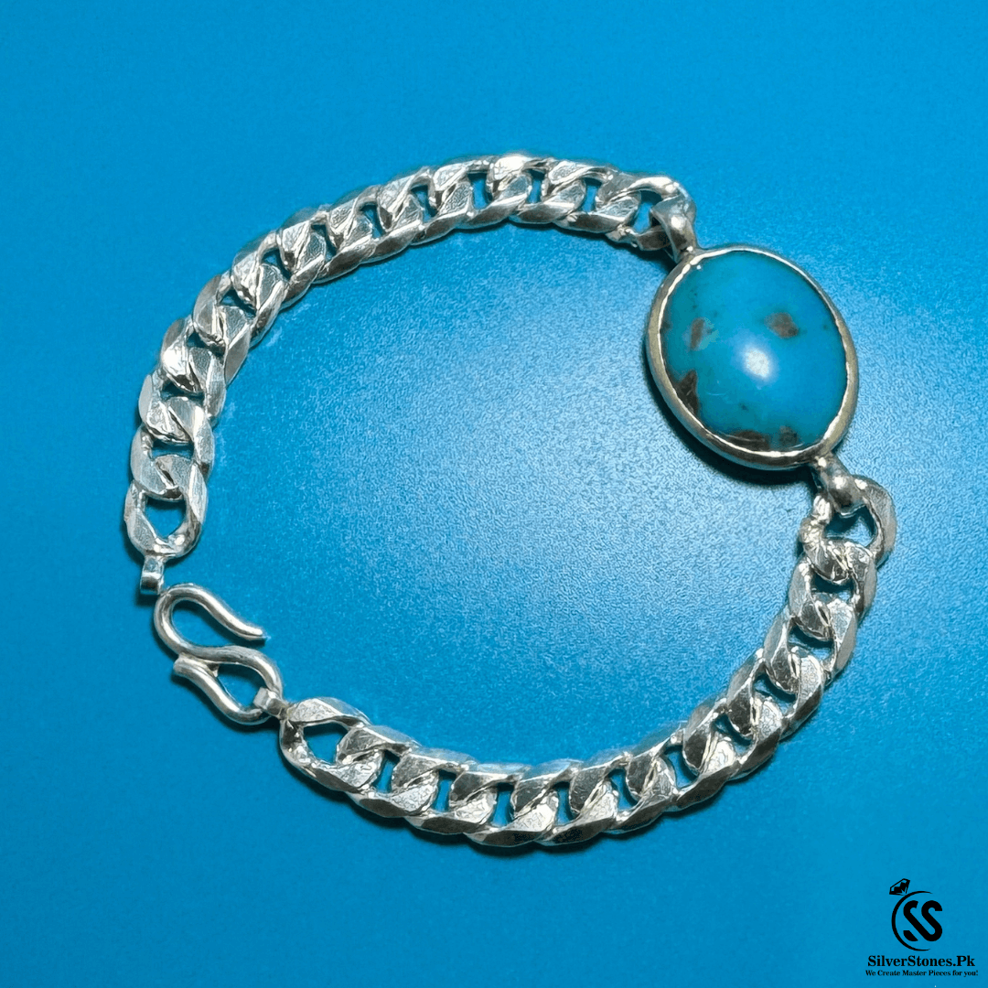 Real Shajri Feroza Chandi Bracelet