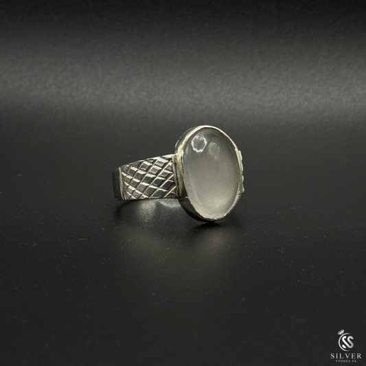 Real High-Quality Dur e Najaf Chandi Ring in Turkish Style
