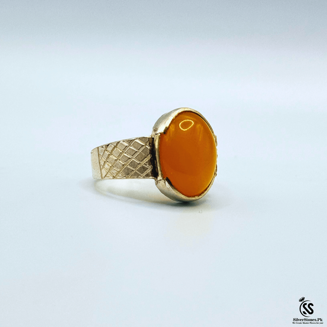 Real Aqeeq Turkish Silver (Chandi) Ring For Men’s