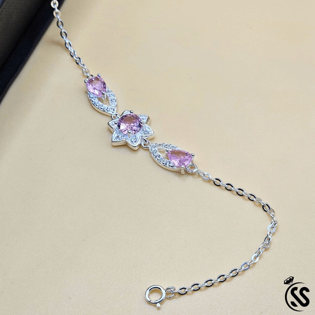 Authentic 925 Sterling Silver Ladies Bracelet by SilverStones.pk