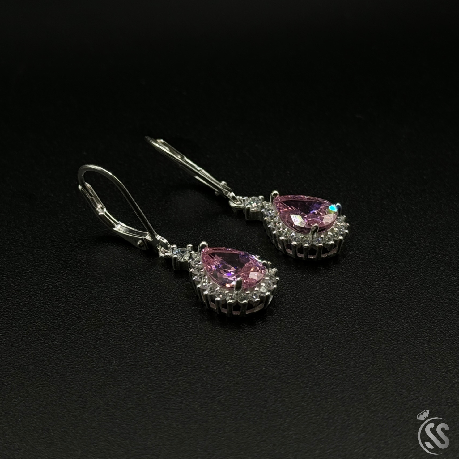 925 Sterling Italian Silver Earrings - SilverStones.Pk