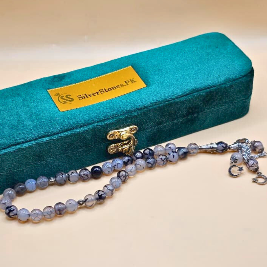 Real Shajri Aqeeq Stones Tasbeeh - Best Quality