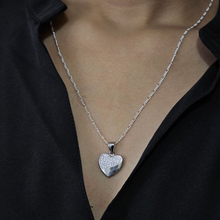 Rhodium Coated Silver Pendant