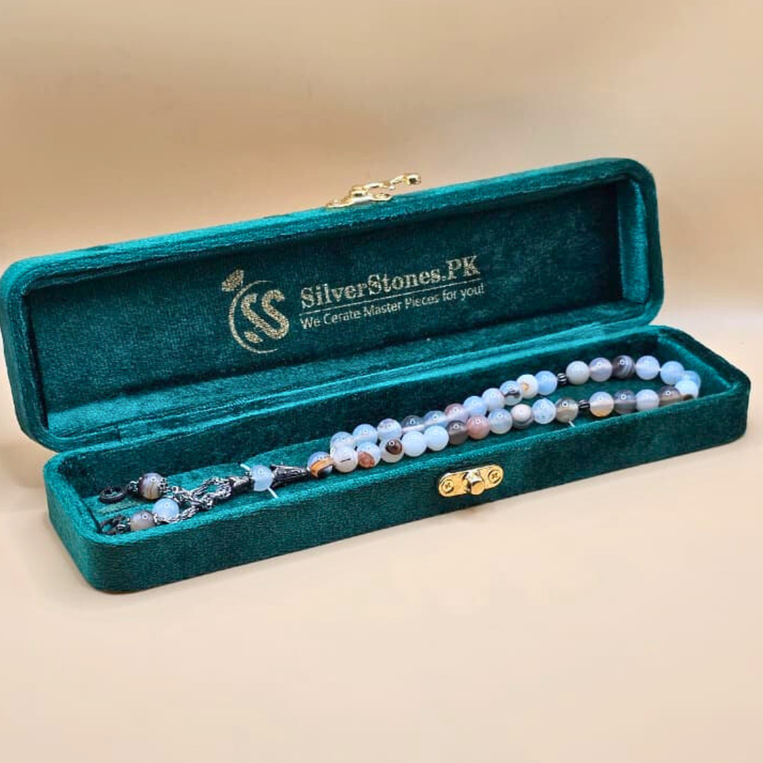 Real Shajri Aqeeq Stones Tasbeeh - Best Quality