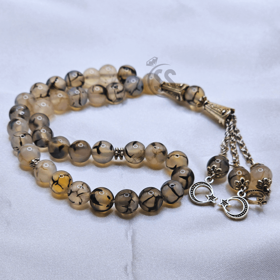 Real Shajri Aqeeq Stones Tasbeeh - Best Quality