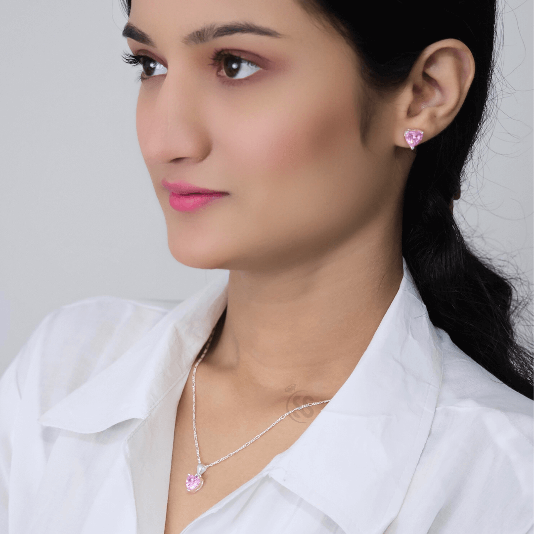 Italian Silver 925 Diamond style Pendant