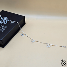 Italian 925 Sterling Silver Ladies Anklets