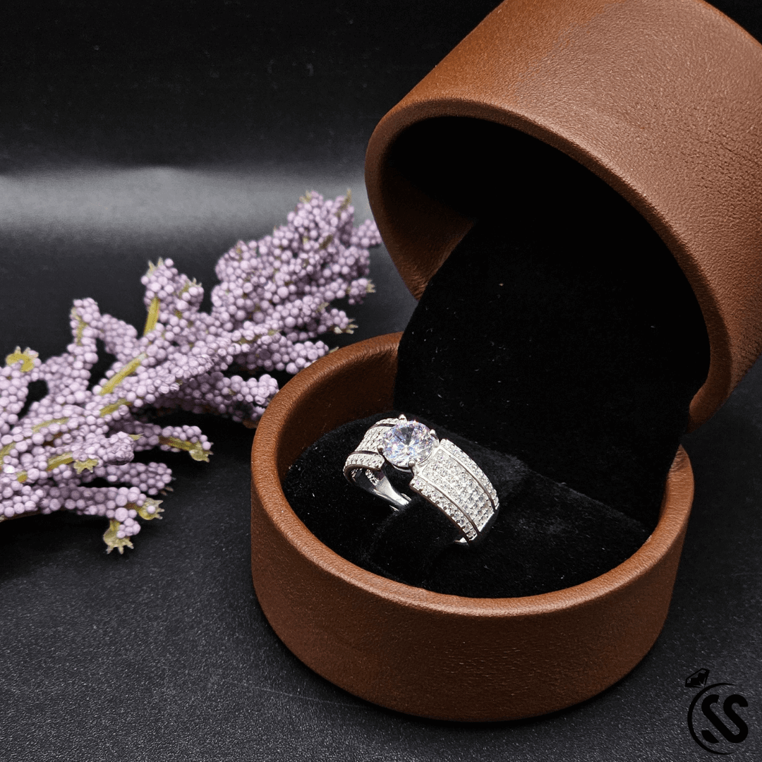 925 Italian Sterling Silver Adjustable Ring – Unisex Design