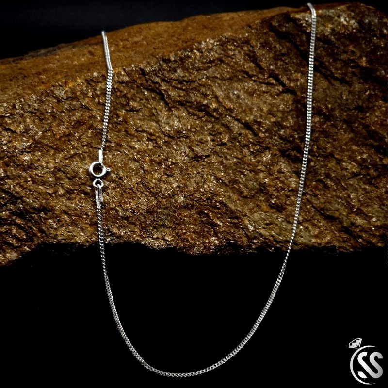 1 mm 925 Silver Cuban Chain