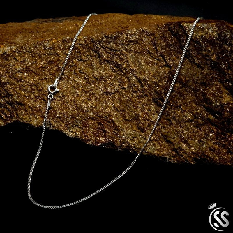 1 mm 925 Silver Cuban Chain