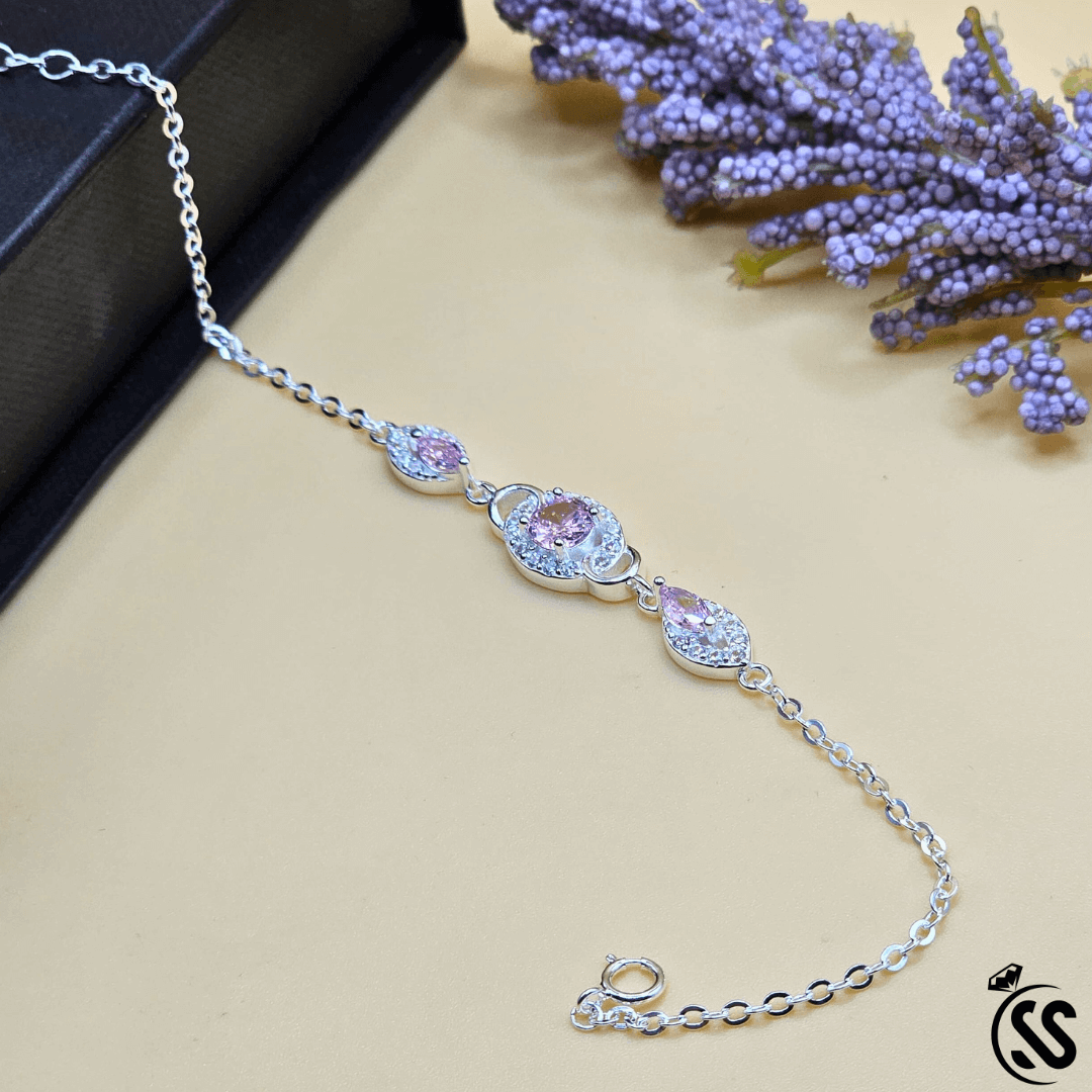 925 Italian Silver Ladies Bracelet