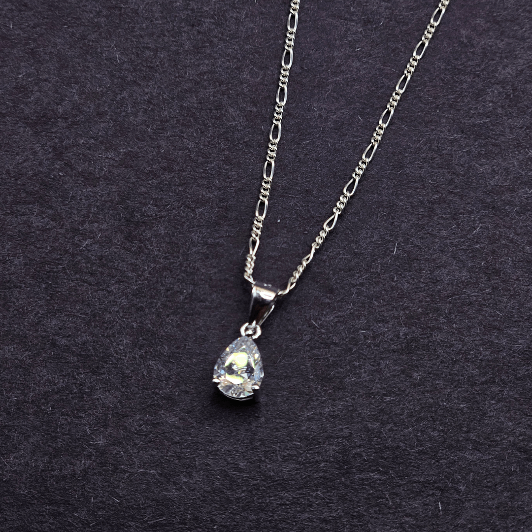 Italian Silver 925 Diamond style Pendant
