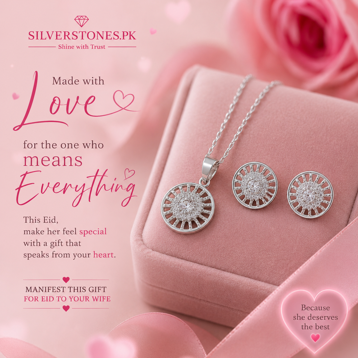 925 silver pendant set in pakistan