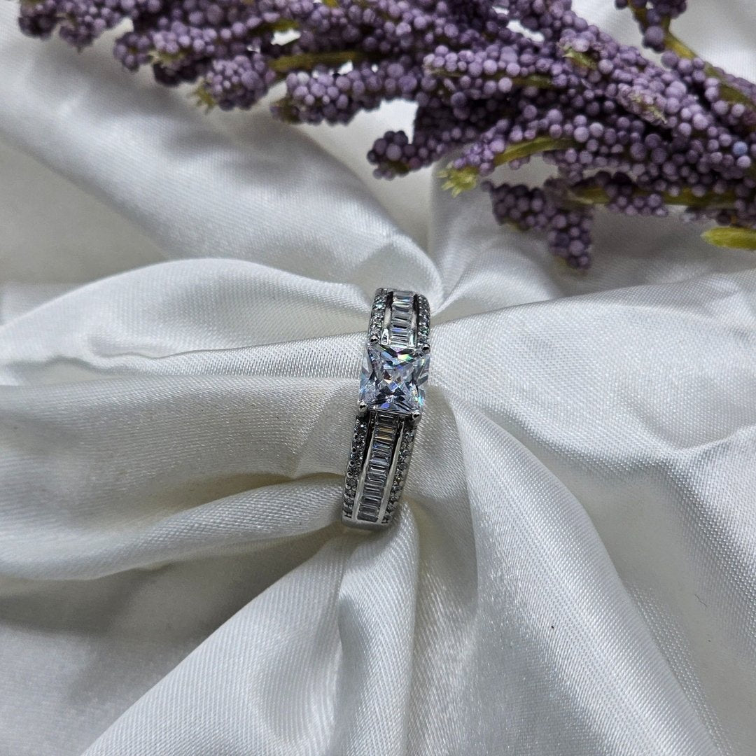 Classic Adjustable 925 Silver Ring – Italian Rhodium Coated