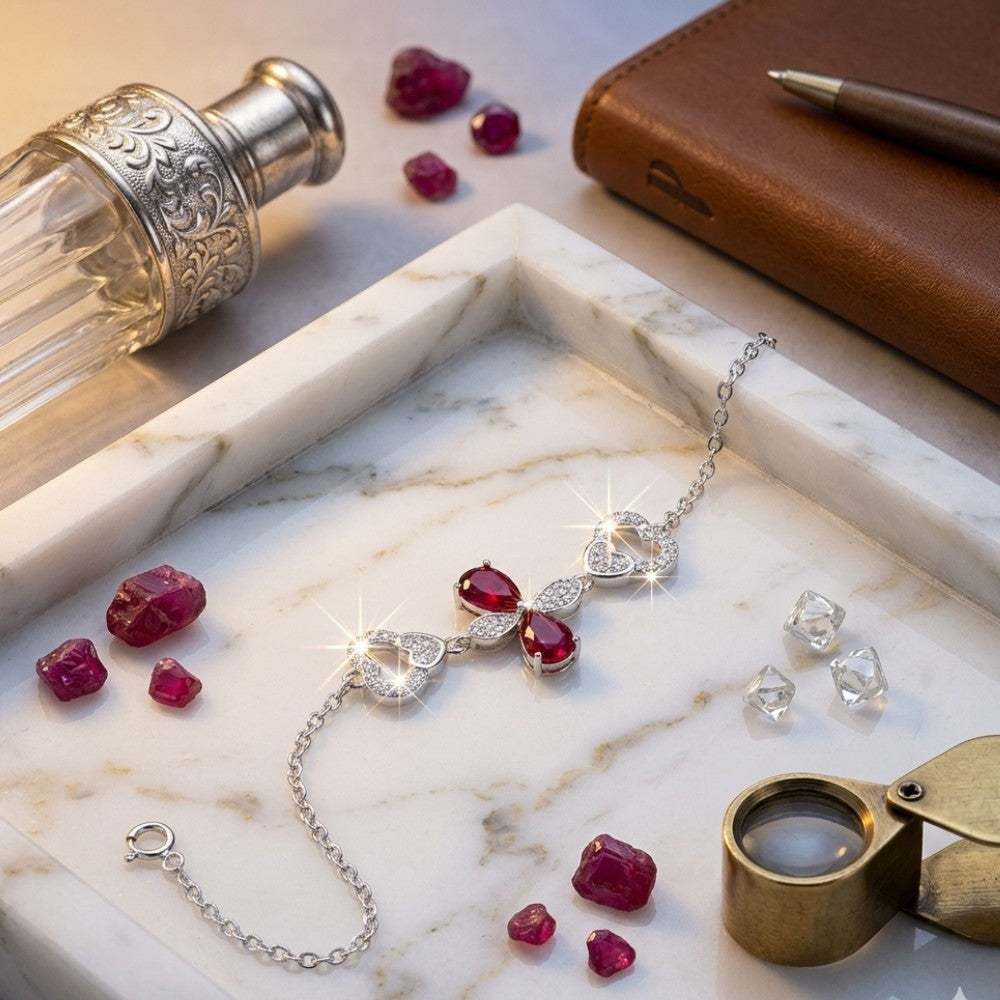 Fashionable Italian Silver Bracelet for Girls and Women