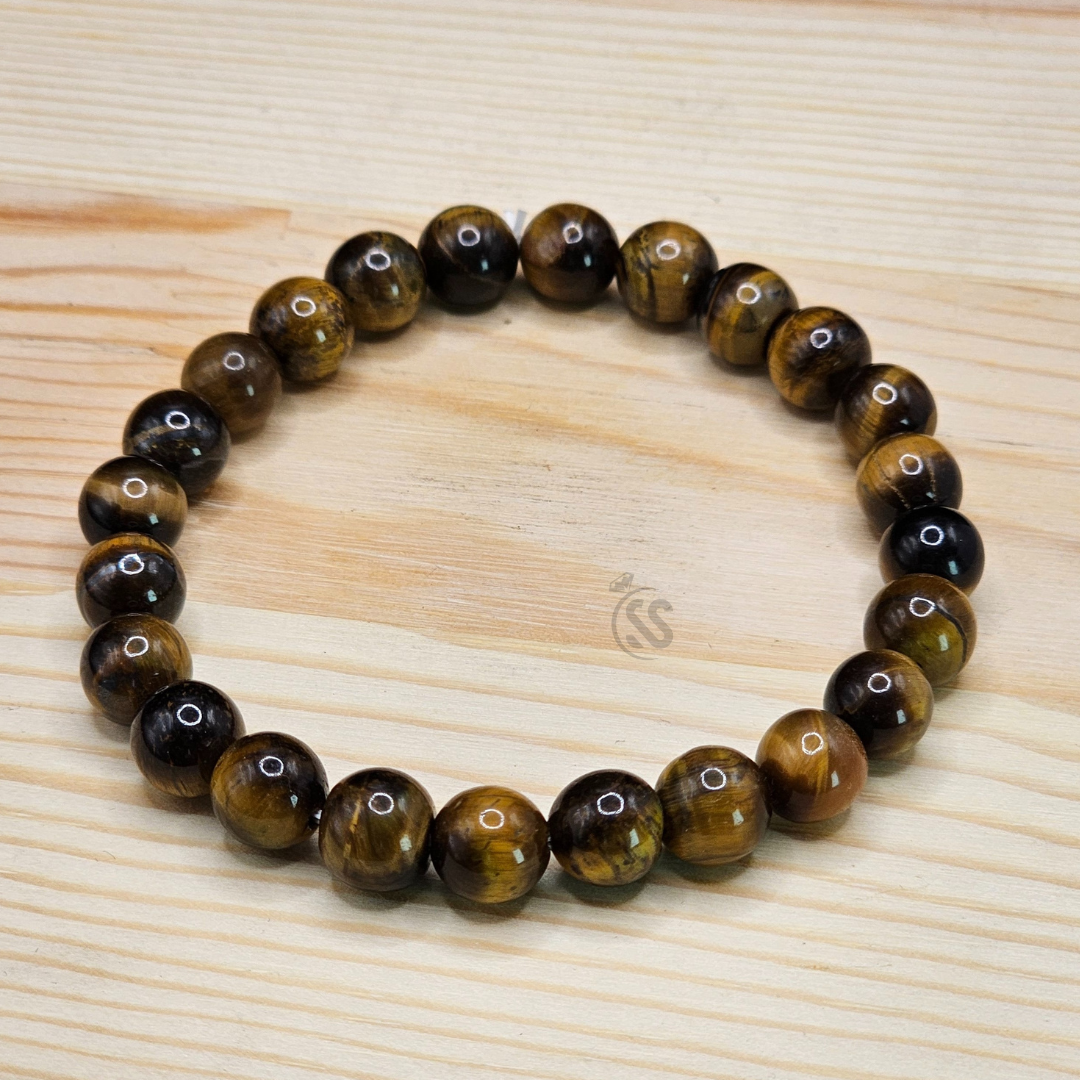 Real Tiger Eye Stones Bracelet - SilverStones.Pk