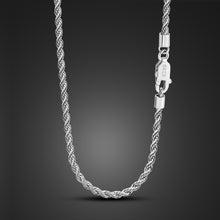 Italian 925 Silver 3 mm Rope Chain