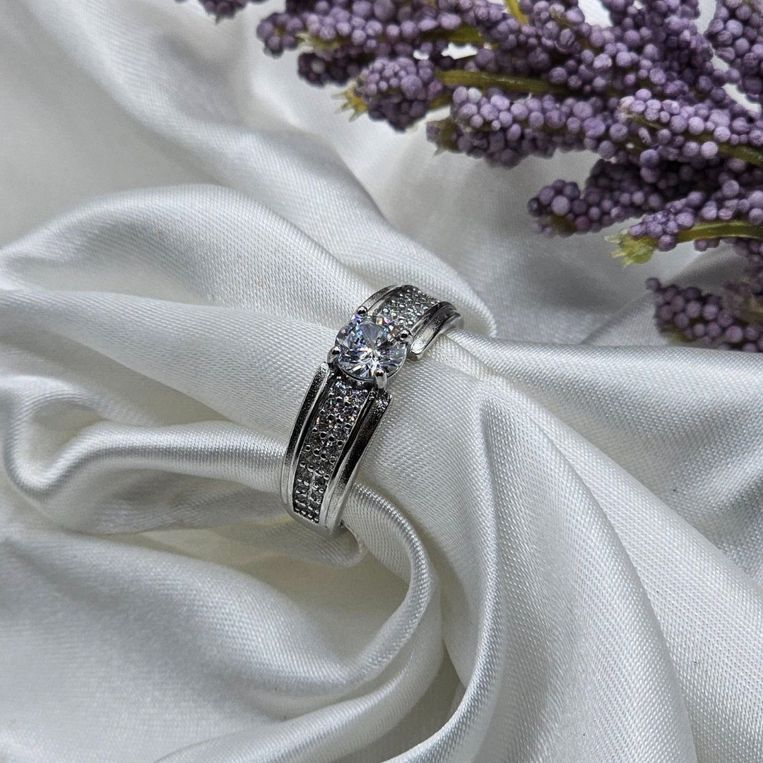 Italian Designer Silver Adjustable Ring – 925 Hallmark Jewelry