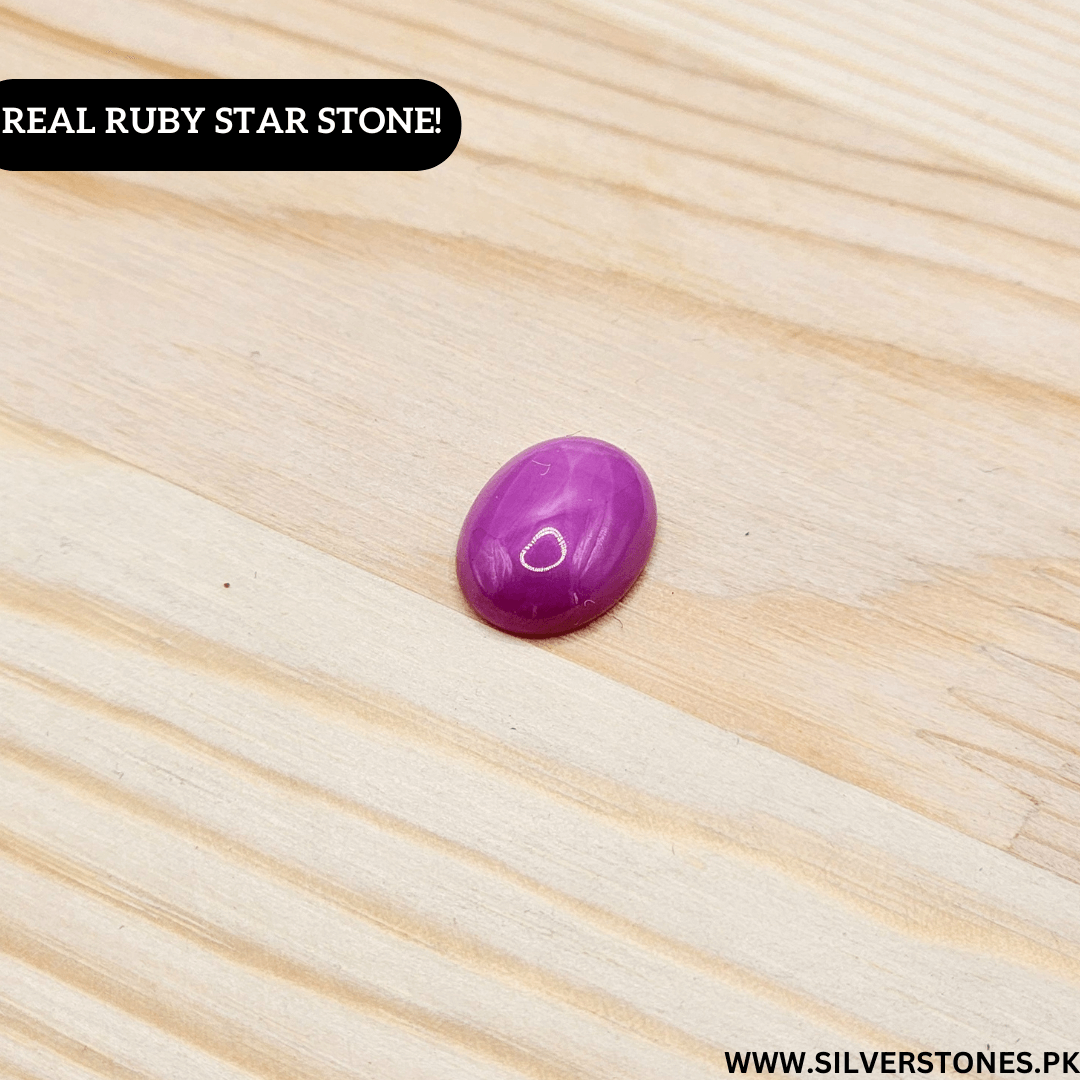 Real Ruby Star Stone – A Gem of Elegance and Mystique