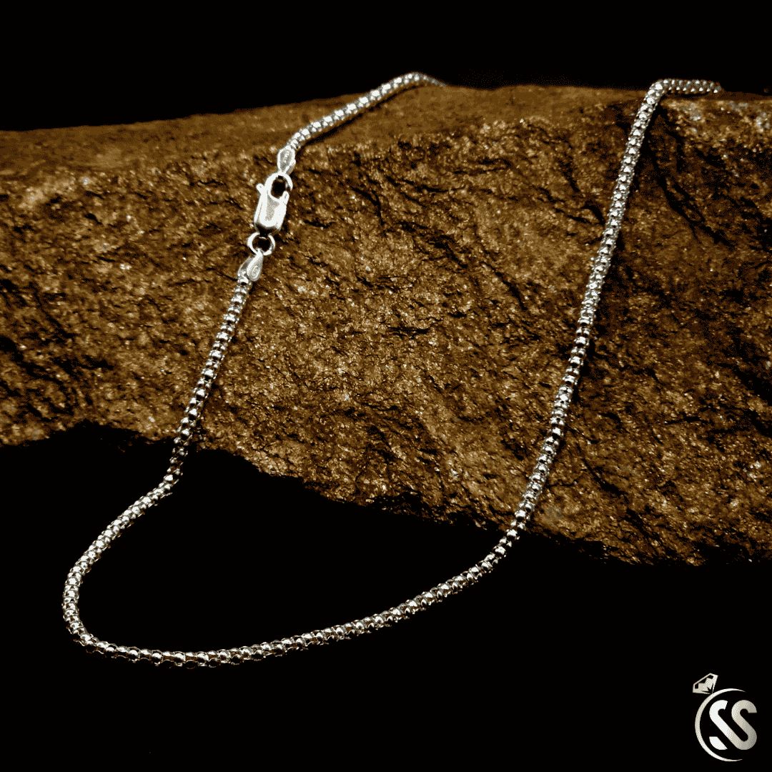 925 Sterling Italian Silver Hollow Chain – For Ladies & Gents