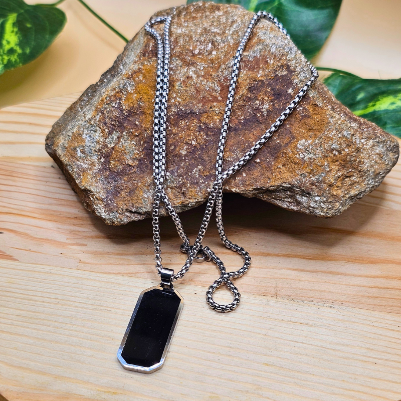 Stainless Steel Gents Pendant with Chain – Stylish & Durable